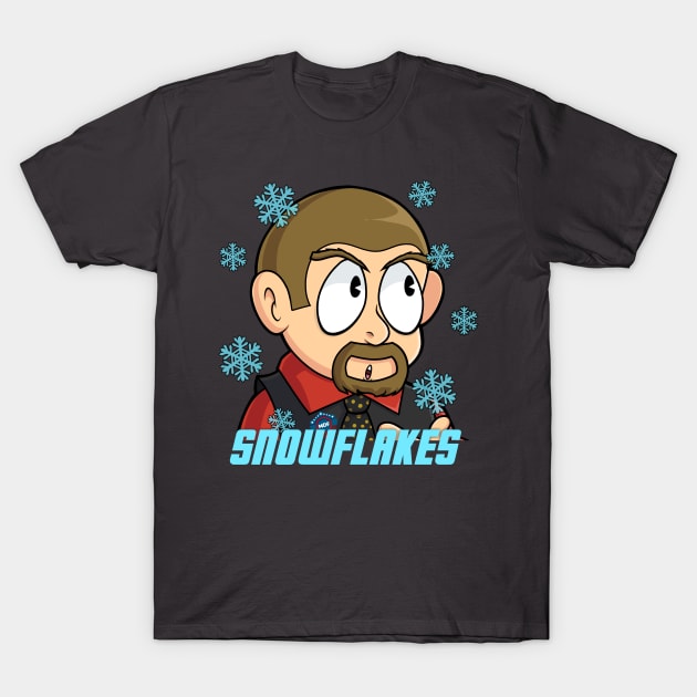 MDF Freeze Emoji "Snowflakes" T-Shirt by freezethecomedian